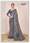 Vanilla 12 By Ruchi Chiffon Saree With Swarovski On Border Wholesale Price In Surat